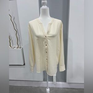 Dunbrooke Cream Button-Down Women's Shirt